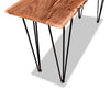 Kaleb Sofa Table - Contemporary, Industrial, Rustic style Sofa Table in Natural acacia wood Acacia