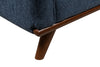 Kassia Linen-Look Chair - Blue 