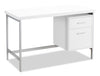 Lindsay 47.25\" Office Desk with 2-Drawers - White