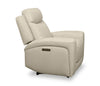 Scott Living Prescott 42.5" Genuine Leather Power Reclining Chair with Power Headrest - Platinum Grey | Fauteuil à inclinaison électrique Prescott de Scott Living de 42,5 po en cuir véritable avec appuie-tête électrique - gris platine