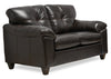 Addison Leath-Aire Loveseat - Blackberry 