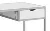 Everly Desk - White/Silver  