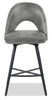 Bay Swivel Counter-Height Stool - Grey 