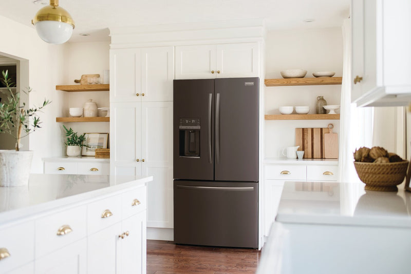 Frigidaire Gallery 36\" 22.6 Cu. Ft. Counter-Depth French-Door Refrigerator - Smudge-Proof® Black Stainless Steel - GRFC2353AD