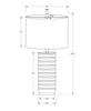 28" Cream Textured Resin Table Lamp with Ivory Shade|Lampe de table de 28 po en résine texturée crème avec abat-jour ivoire