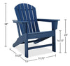 Bask Adirondack Chair - Blue 