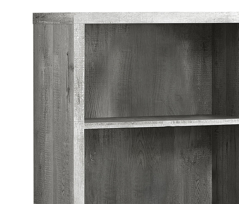 Slade 23.75\" 4-Shelf Bookcase - Grey