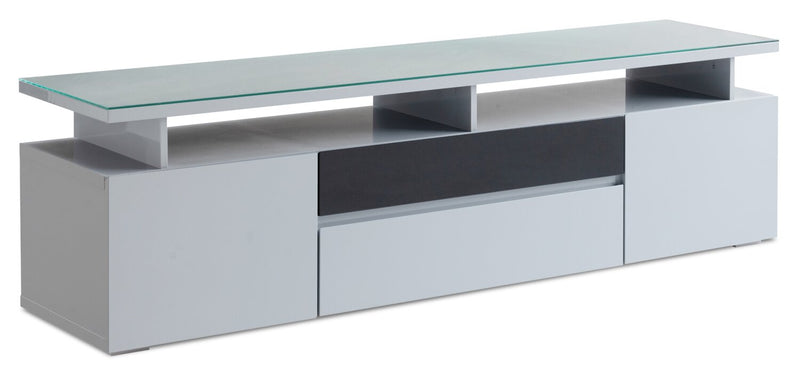 Adam 68\" Modern TV Stand with Storage and Cable Management for TVs up to 75\"- Grey