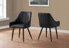 Eliot Dining Chair - Black - Contemporary style Dining Chair in Black Metal