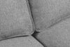 Kassia Linen-Look Sofa - Grey 