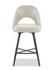 Elijah Swivel Counter-Height Stool - Taupe 