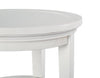 Heron Cove 18" Traditional Round End Table with Shelf - White Pine|Table de bout ronde traditionnelle Heron Cove de 18 po avec tablette - pin blanc
