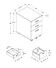 Clayton Filing Cabinet - Black 
