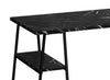 Jonnie Desk - Black Marble-Look 
