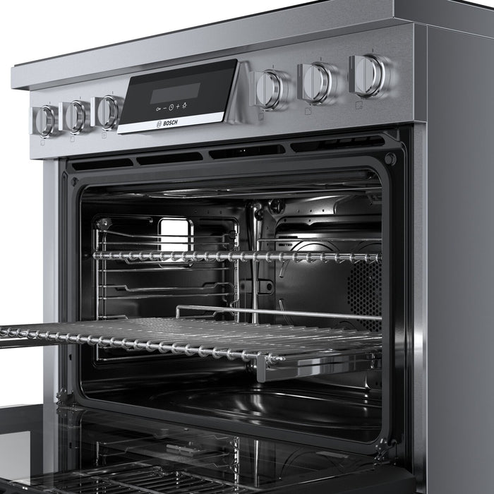 Bosch 800 Series 3.7 Cu. Ft. Electric Induction Range - HIS8655C 
