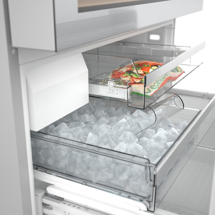 Bosch 800 Series 36\" 20.5 Cu. Ft. Smart French Door Refrigerator with Dual Compressor - Stainless