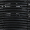23" Black Rattan Table Lamp|Lampe de table de 23 po en rotin noir