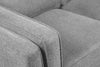Kassia Linen-Look Loveseat - Grey 