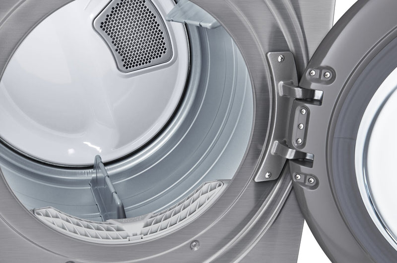 LG 7.4 Cu. Ft. Smart Electric Dryer with Steam - Graphite Steel - Stackable - DLEX3850V