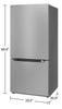 Midea 18.7 Cu. Ft. Bottom-Freezer Refrigerator - MRB19B7AST 