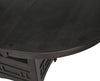 Dena Dining Table - Grey-Brown - Country style Dining Table in Grey-Brown Rubberwood