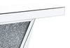 Rosie Sofa Table  - Glam style Sofa Table in Silver Medium Density Fibreboard (MDF)