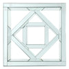 Rosie End Table  - Glam style End Table in Silver Medium Density Fibreboard (MDF)