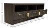 Rio 80" TV Stand - Brown 