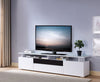 Adam 78" TV Stand - White - Contemporary style TV Stand in White