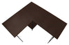 Evlin 42" L-Shaped Office Desk with Shelves - Espresso|Bureau en forme de L Evlin de 42 po à tablettes - espresso
