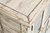 Rocco Cream Accent Cabinet – Large  - Rustic style Accent Cabinet in Cream  Acacia