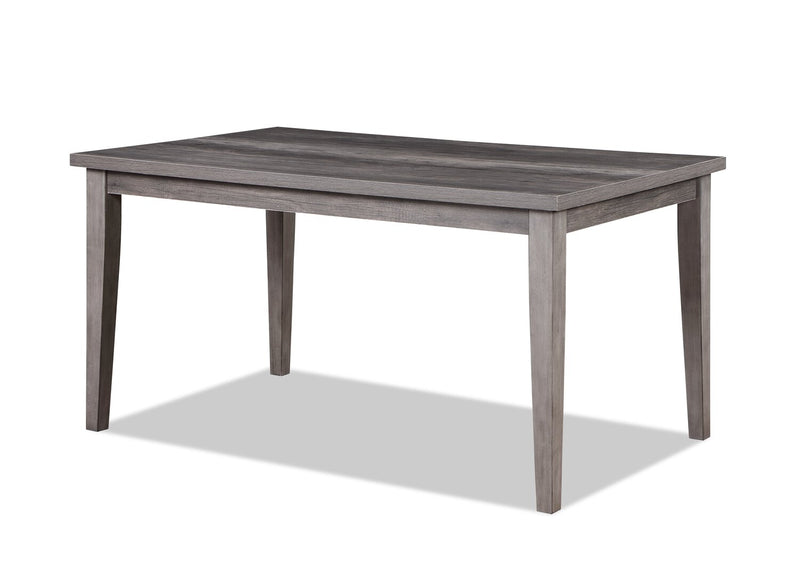 Krew Dining Table, Melamine, 60\"W - Grey