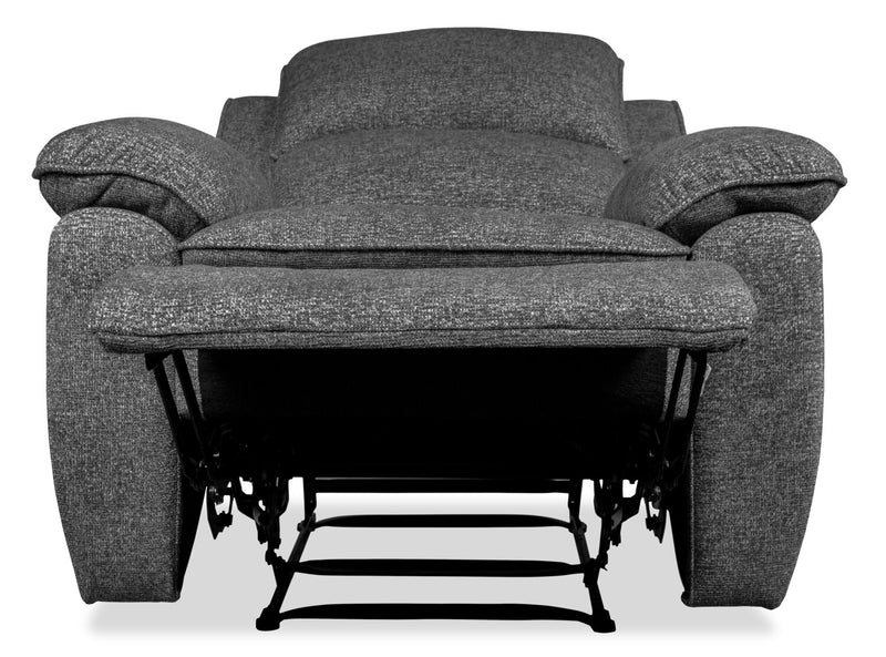 Chandler 37\" Chenille Fabric Reclining Chair - Grey