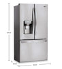 LG 28 Cu. Ft. French-Door Refrigerator with ThinQ® Technology - LRFS28XBS  