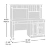 Palladia Desk with Hutch 