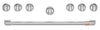 Café Handle and Knob Set for 36" Range in Brushed Stainless - CXPR6HKPTSS 