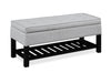 Ryan Storage Bench - Light Grey 