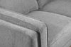 Kassia Linen-Look Sofa - Grey 