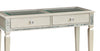 Tyra 48" Glam Sofa Table with Storage - Champagne  |Table de salon somptueuse Tyra de 48 po avec rangement - champagne