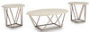 Tarica 3-Piece Coffee and Two End Tables Package 