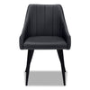 Eliot Dining Chair - Black - Contemporary style Dining Chair in Black Metal