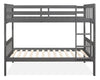 Miko Twin Open Panel Bunk Bed – Grey 
