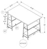 Jonnie Desk - White 