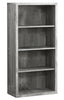 Slade 4-Shelf Bookcase - Grey  