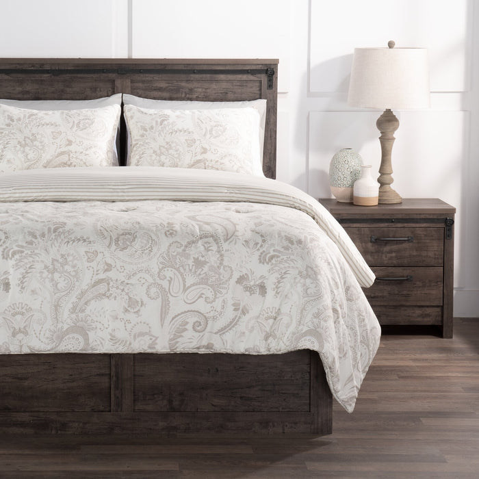 Indie Paisley 3-Piece King Comforter Set