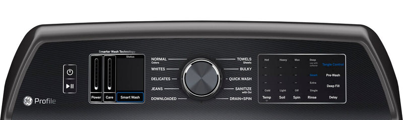 Profile 6.2 Cu. Ft. Top-Load Washer with Microban - PTW700BPTDG