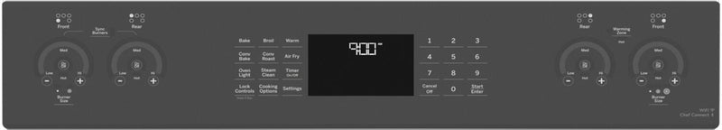 Profile 5.3 Cu. Ft. Smart Electric Range with True European Convection - Stainless Steel - PSS93YPFS
