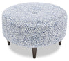 Sofa Lab The Curve Ottoman - Cadet 