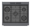 Bosch 800 Series 3.7 Cu. Ft. Industrial-Style Freestanding Gas Range - HGS8045UC 