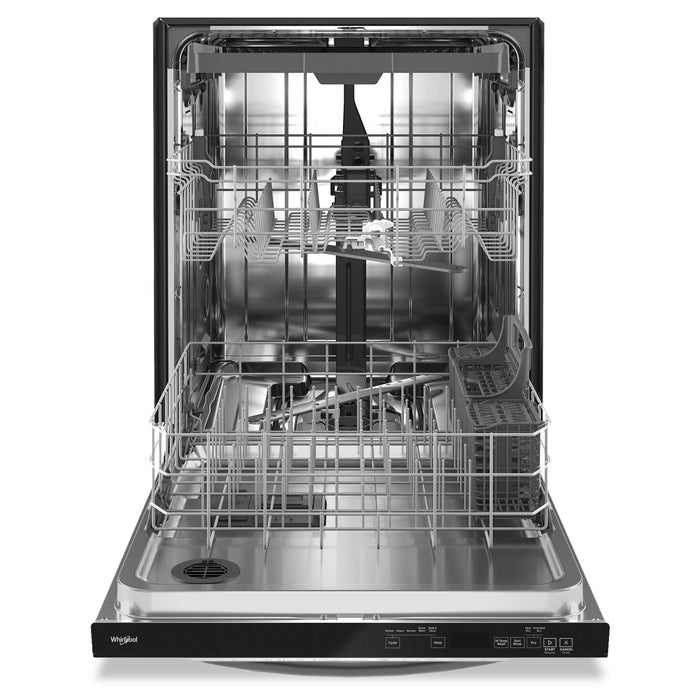 Whirlpool 24\" 47 dBA Built-In Top-Control Dishwasher with Third Rack - Fingerprint Resistant Stainless Steel - WDT750SAKZ